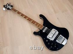 1978 Rickenbacker 4001 Vintage Bass Jetglo Left Handed with Toaster & Horseshoe