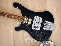 1978 Rickenbacker 4001 Vintage Bass Jetglo Left Handed with Toaster & Horseshoe