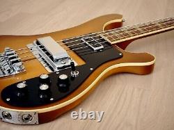 1979 Rickenbacker 4001 Autumnglo Vintage Electric Bass Guitar, Montezuma Brown