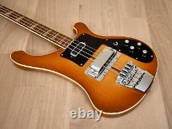 1979 Rickenbacker 4001 Autumnglo Vintage Electric Bass Guitar, Montezuma Brown