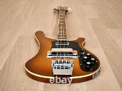 1979 Rickenbacker 4001 Autumnglo Vintage Electric Bass Guitar, Montezuma Brown