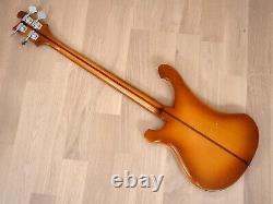 1979 Rickenbacker 4001 Autumnglo Vintage Electric Bass Guitar, Montezuma Brown