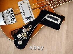 1979 Rickenbacker 4001 Autumnglo Vintage Electric Bass Guitar, Montezuma Brown