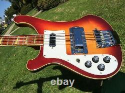 1980 Rickenbacker 4003 Bass Lefty Left Handed Fireglo 4001