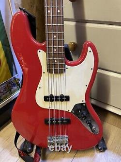 1980s Starfire by EKS Nagoya J Bass Lawsuit Electric Guitar Cherry Red