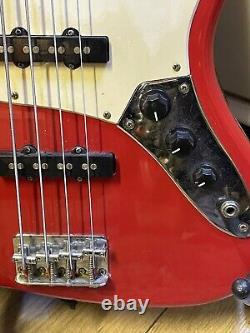 1980s Starfire by EKS Nagoya J Bass Lawsuit Electric Guitar Cherry Red