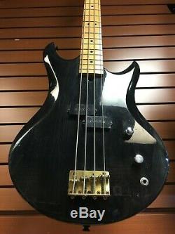 1980s Vantage Avenger Electric Bass Guitar Black Matsumoku Factory Japan MIJ