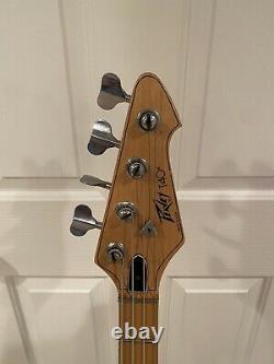 1982 Black Peavey T40 Bass Guitar With OHSC And Manual NO RESERVE