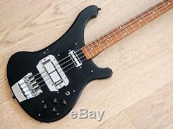 1982 Rickenbacker 4001S Vintage Electric Bass Guitar Jetglo, Horseshoe & Toaster