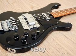 1982 Rickenbacker 4001S Vintage Electric Bass Guitar Jetglo, Horseshoe & Toaster