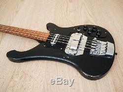 1982 Rickenbacker 4001S Vintage Electric Bass Guitar Jetglo, Horseshoe & Toaster