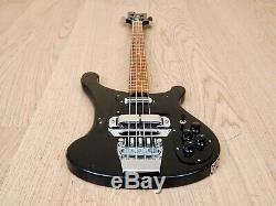 1982 Rickenbacker 4001S Vintage Electric Bass Guitar Jetglo, Horseshoe & Toaster