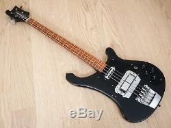 1982 Rickenbacker 4001S Vintage Electric Bass Guitar Jetglo, Horseshoe & Toaster