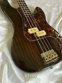 1984 Hondo Deluxe Series 830 P Type Bass Rare Walnut. Samick Korea Dimarzio PU