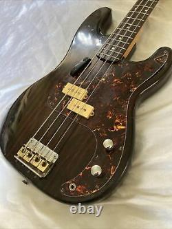 1984 Hondo Deluxe Series 830 P Type Bass Rare Walnut. Samick Korea Dimarzio PU