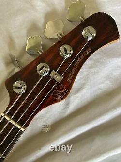 1984 Hondo Deluxe Series 830 P Type Bass Rare Walnut. Samick Korea Dimarzio PU