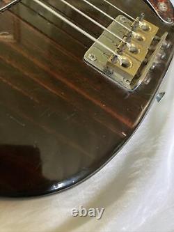 1984 Hondo Deluxe Series 830 P Type Bass Rare Walnut. Samick Korea Dimarzio PU