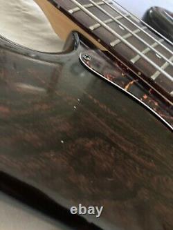 1984 Hondo Deluxe Series 830 P Type Bass Rare Walnut. Samick Korea Dimarzio PU