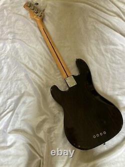 1984 Hondo Deluxe Series 830 P Type Bass Rare Walnut. Samick Korea Dimarzio PU