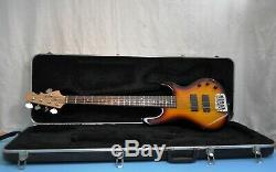 1985 G&L L-5500 5-string Electric Bass Guitar Sunburst G&L Case Leo Fender USA