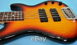 1985 G&L L-5500 5-string Electric Bass Guitar Sunburst G&L Case Leo Fender USA