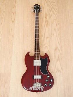 1987 Greco EB-65 SG Bass Vintage Electric Bass Guitar Cherry EB-3 Japan Fujigen