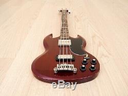 1987 Greco EB-65 SG Bass Vintage Electric Bass Guitar Cherry EB-3 Japan Fujigen