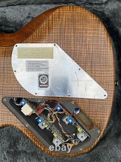 1987 Wal Mk1 Custom Bass guitar 4 string mahogany/English Ash. With Wal Case