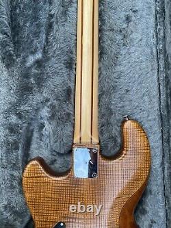 1987 Wal Mk1 Custom Bass guitar 4 string mahogany/English Ash. With Wal Case