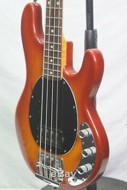 1989 Ernie Ball Music Man Stingray Electric Bass Guitar Honeyburst with hard case