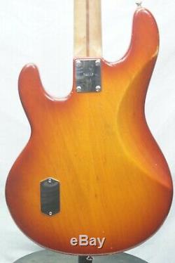 1989 Ernie Ball Music Man Stingray Electric Bass Guitar Honeyburst with hard case