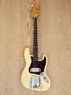 1989 Fender American Vintage'62 Jazz Bass Stack Knob Olympic White, Case & Tags