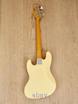 1989 Fender American Vintage'62 Jazz Bass Stack Knob Olympic White, Case & Tags