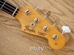 1989 Fender American Vintage'62 Jazz Bass Stack Knob Olympic White, Case & Tags