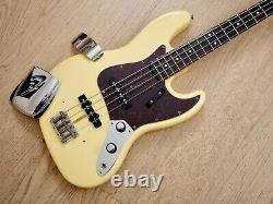 1989 Fender American Vintage'62 Jazz Bass Stack Knob Olympic White, Case & Tags