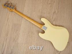 1989 Fender American Vintage'62 Jazz Bass Stack Knob Olympic White, Case & Tags