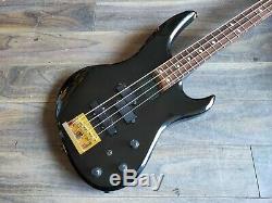 1989 Greco BOB-65 PJ Electric Bass Guitar (Black)