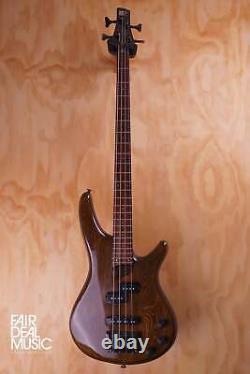 1992 Ibanez SR700 Electric Bass Guitar in Walnut, USED