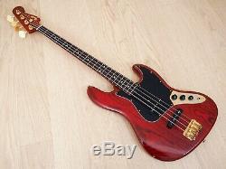 1993 Fender Jazz Bass JBG-70 MBR Ash Gold Hardware Electric Bass Guitar Japan