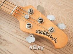 1998 Ernie Ball Music Man StingRay 4 Electric Bass Guitar Black with Active EQ