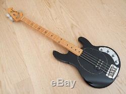 1998 Ernie Ball Music Man StingRay 4 Electric Bass Guitar Black with Active EQ