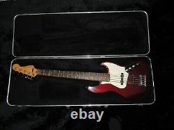 1998 Fender 5-String Jazz Bass Standard Bass Guitar MIM Midnight Wine withHSC