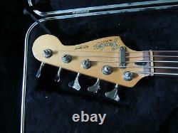 1998 Fender 5-String Jazz Bass Standard Bass Guitar MIM Midnight Wine withHSC