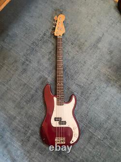 1999 MIM Fender Precision bass, Midnight Wine Bass Guitar