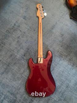 1999 MIM Fender Precision bass, Midnight Wine Bass Guitar