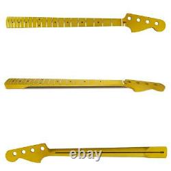 1 Piece Replacement Jazz Bass Electric Guitar Neck Vintage Gloss Finish
