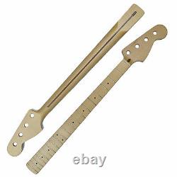 1 Piece Replacement Precision Bass Electric Guitar Neck Satin Finish