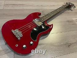 2004 Epiphone EB-0 Short Scale SG Bass in Cherry