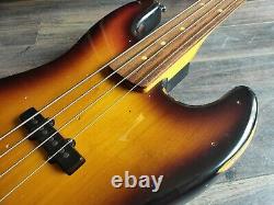 2007 Edwards (by ESP) Jaco Pastorius Fretless Jazz Bass Guitar (Made in Japan)