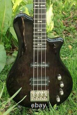 2009 Hagstrom BELUGA III Bass Guitar Active EQ Cosmic Black Finish